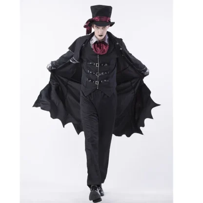 Two Tone Vampire Halloween Costume - Image 4