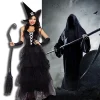 Tiered Tutu Witch Halloween Costume - Image 4