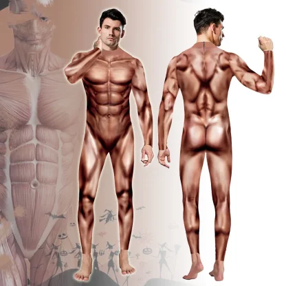 Muscle Print Halloween Costume - Image 2
