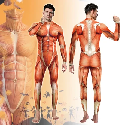 Muscle Print Halloween Costume - Image 3