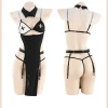 Black Veil Nun Halloween Costume - Image 6