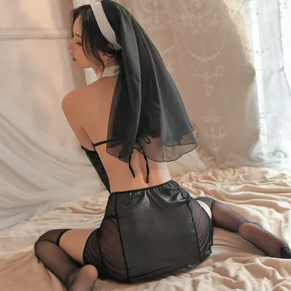 See-through Nun Dress Halloween Costume - Image 5